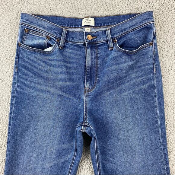 J. Crew Women's Ashbury Flare High Rise Denim Jeans  -  Size:  32 - Picture 2 of 14